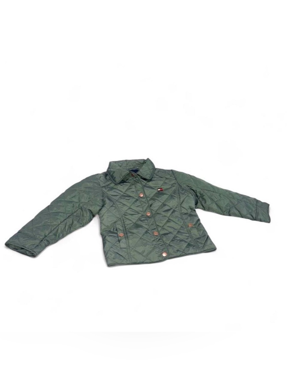 Tommy Hilfiger Kids' Quilted Green Jacket size 6
